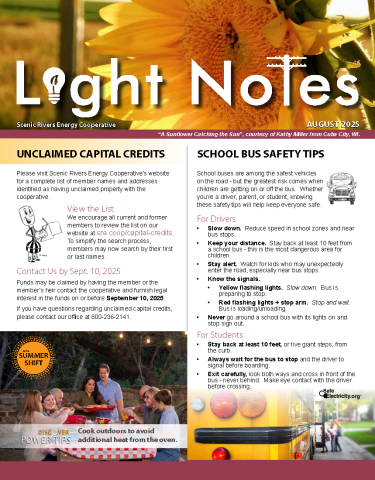 August 2025 Light Notes
